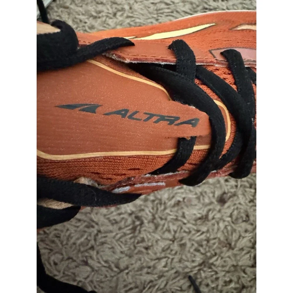 Altra EGO MAX AL0A5471800 Men’s Lace-Up Running Sneakers Orange/White/Black
